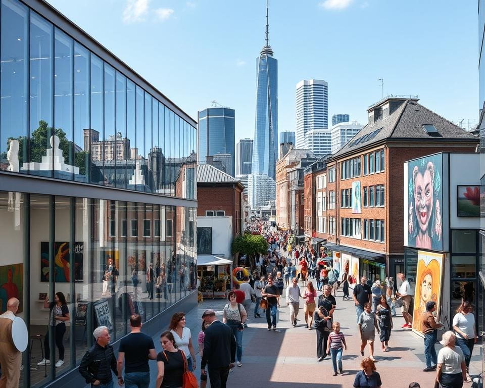 kunstgalerijen en moderne kunstenaars in Rotterdam