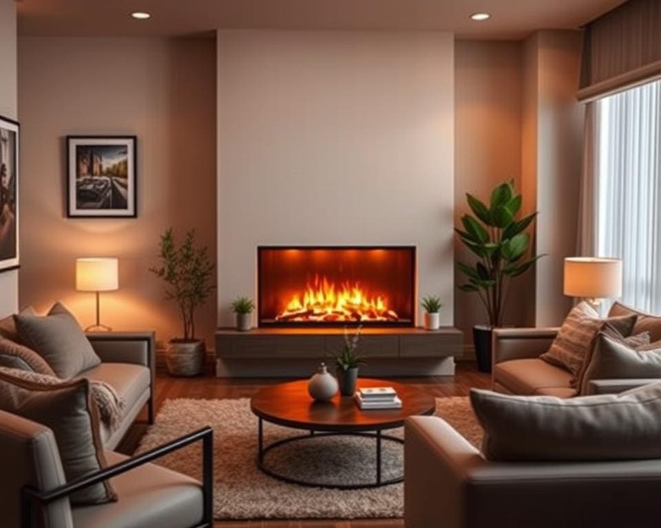 Elektrische haarden die sfeer en warmte combineren