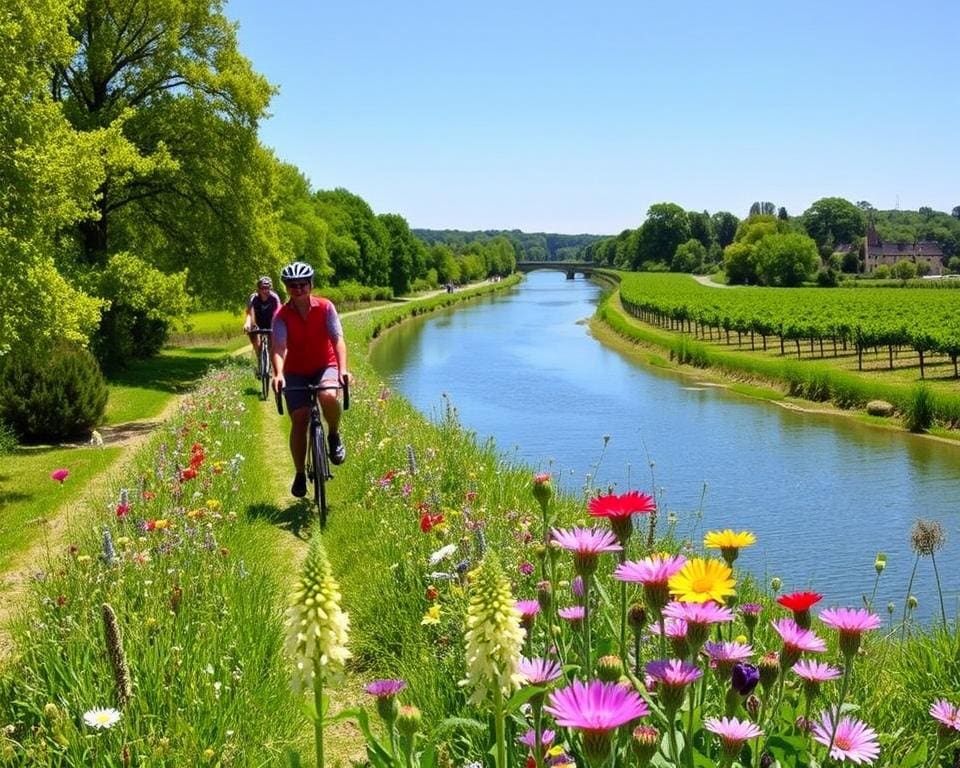 Fietsen in de natuur