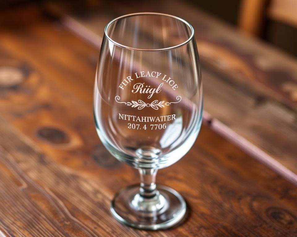 gepersonaliseerd glas