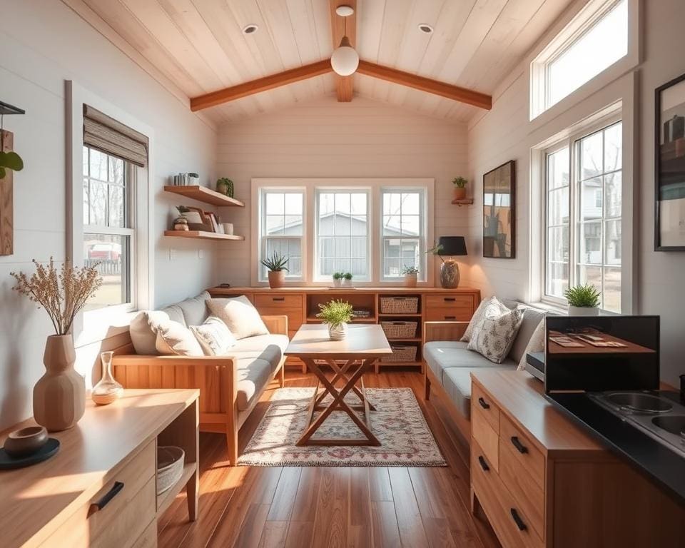 Efficiënte ruimte-indeling tiny house