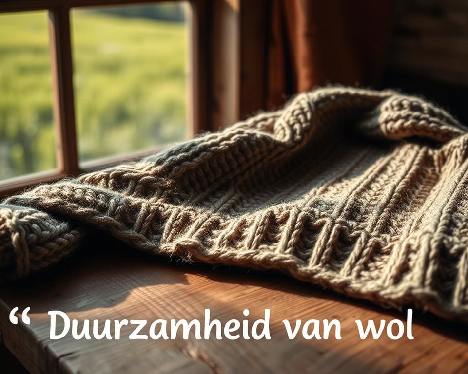 Duurzaamheid van wol