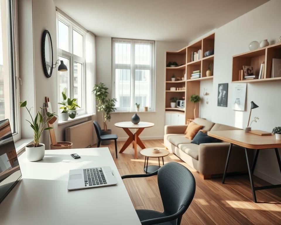 Hoe combineer je wonen en werken op 30 m²?