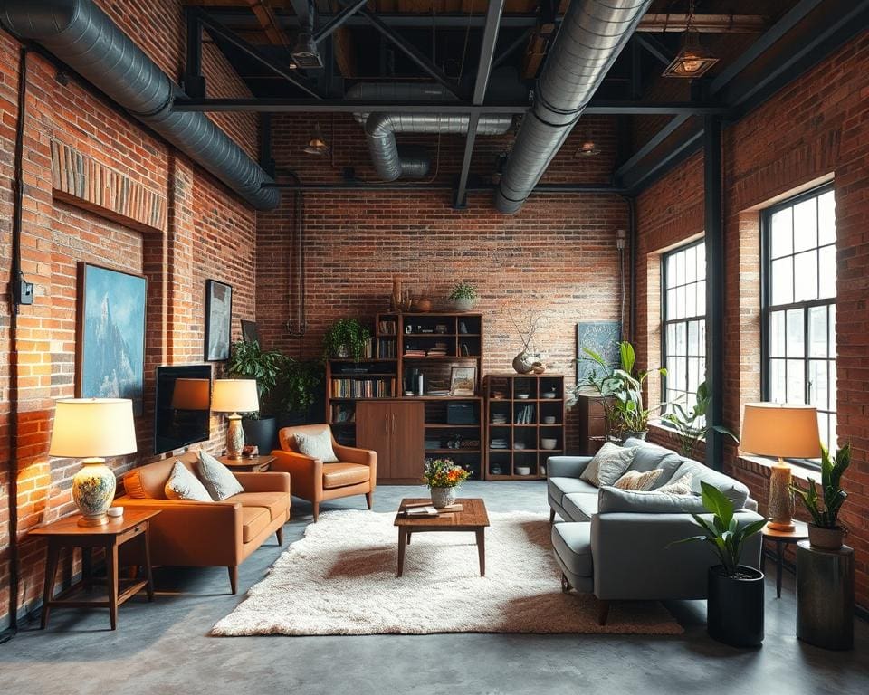 Hoe pas je retro toe in een industrieel decor?