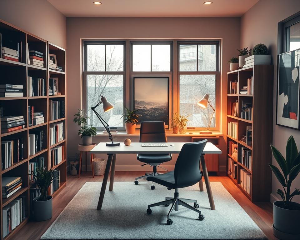 Hoe richt je een kleine werkkamer stijlvol en functioneel in?