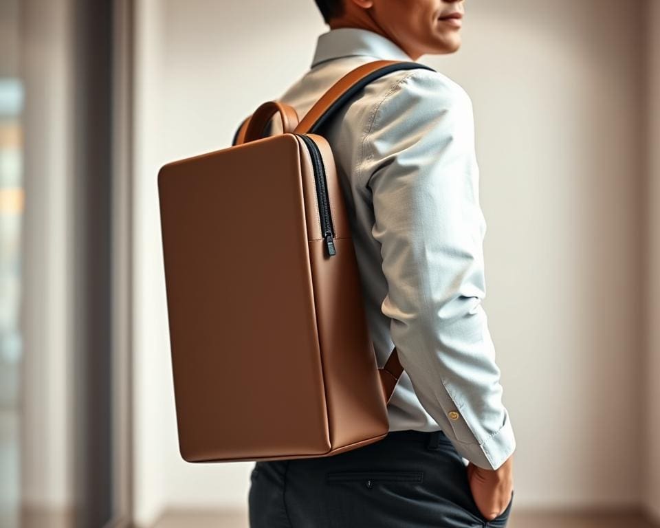 Is een laptoprugzak stijlvol te dragen?