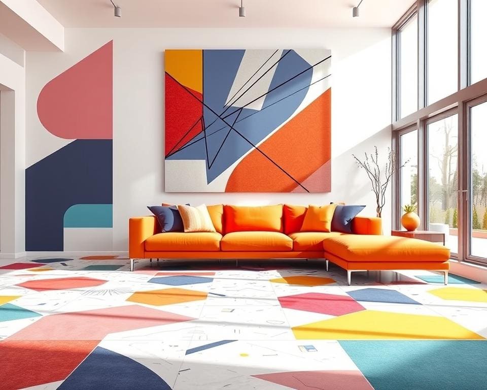 Trend kleurvlakken interieur