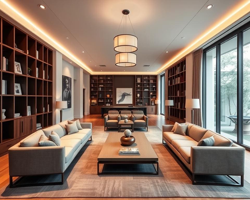 Welke meubels werken goed in een langwerpige kamer?