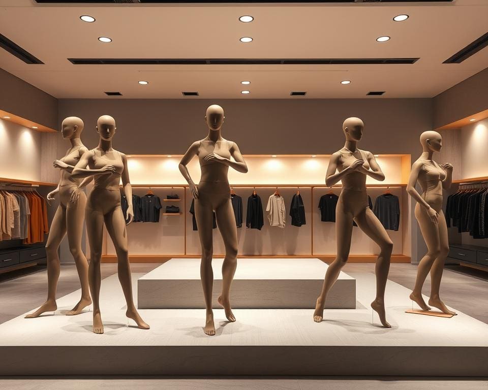 abstracte sportmannequins