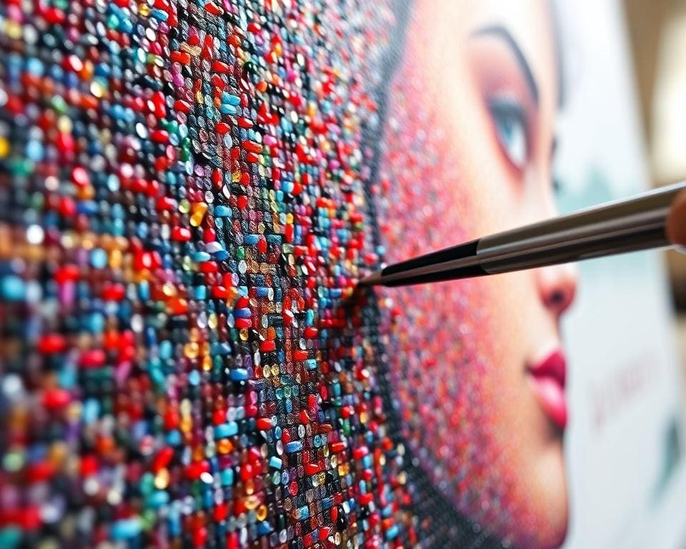 diamond painting eigen foto