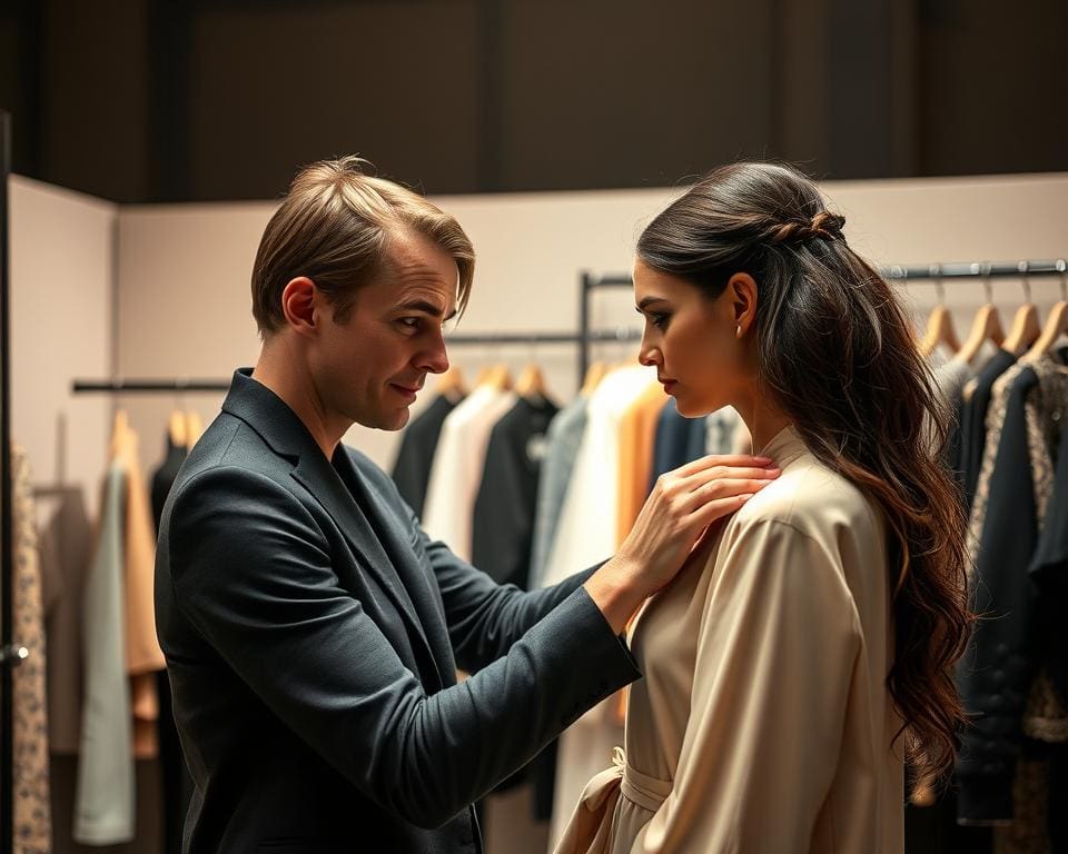 Hoe werkt een stylist voor een modeshow?