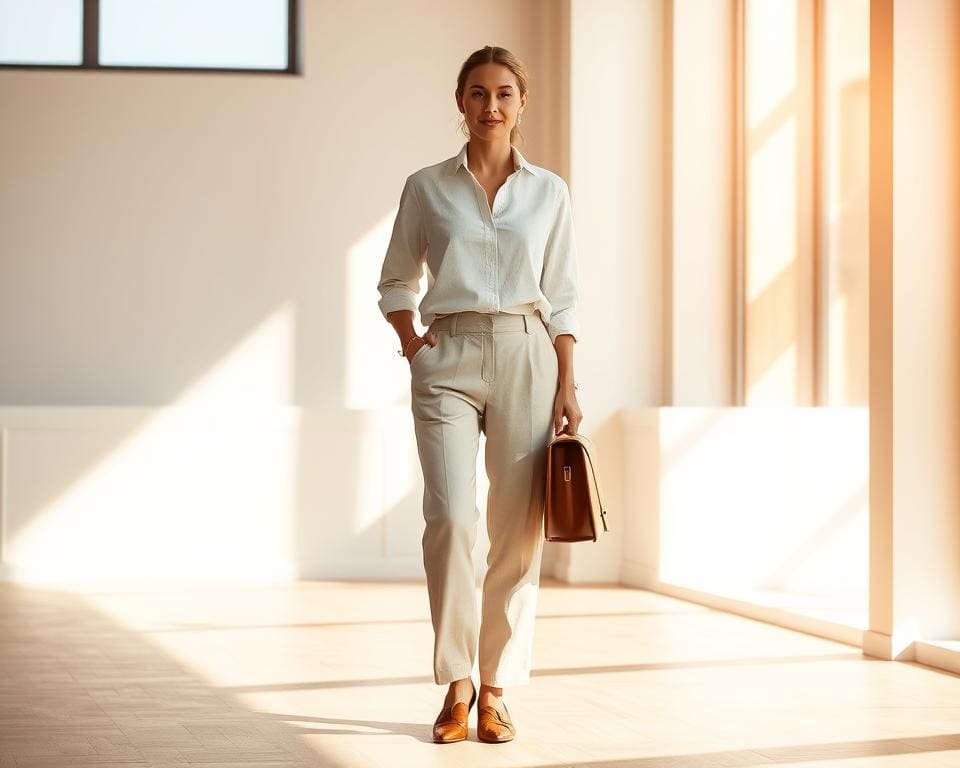 Voordelen linnen zakelijke outfit