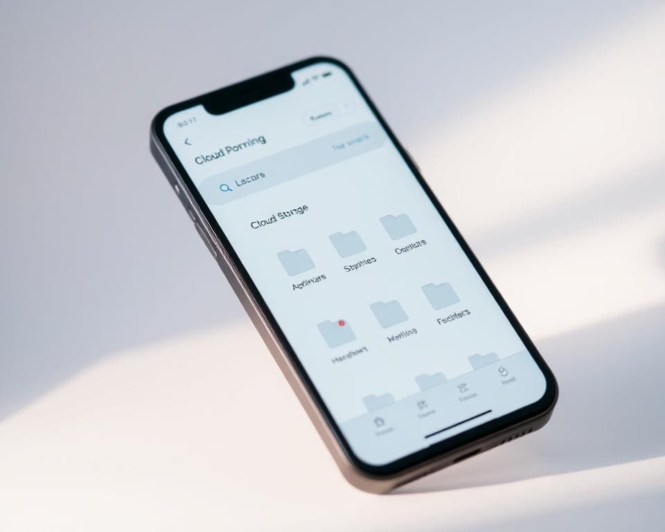 Welke cloudopslag geeft je eenvoudig toegang via mobiel?