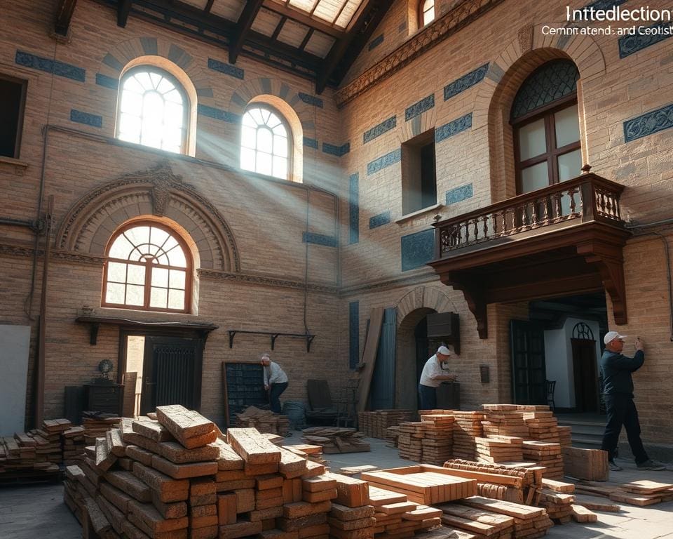 renovatie met historische bouwmaterialen