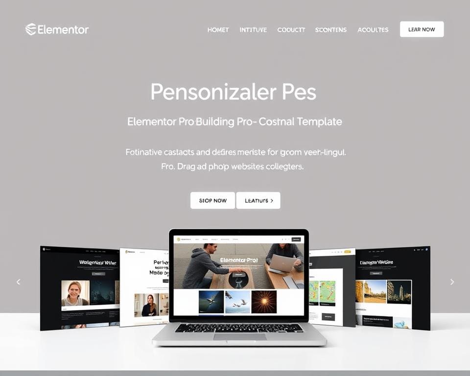 Elementor Pro features for premium templates and custom websites