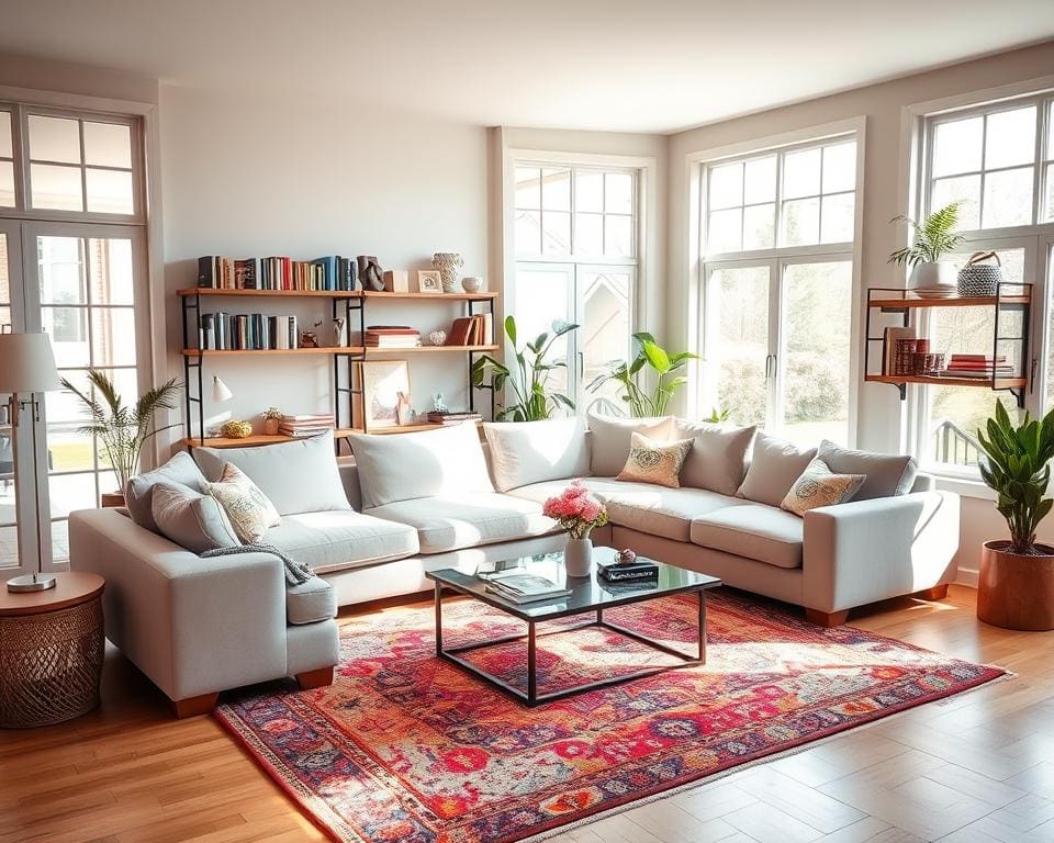 inrichten woonkamer