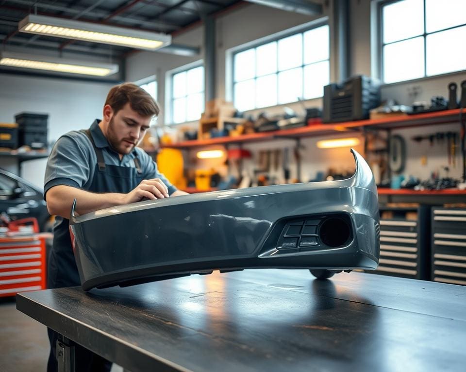 kunststof bumper reparatie
