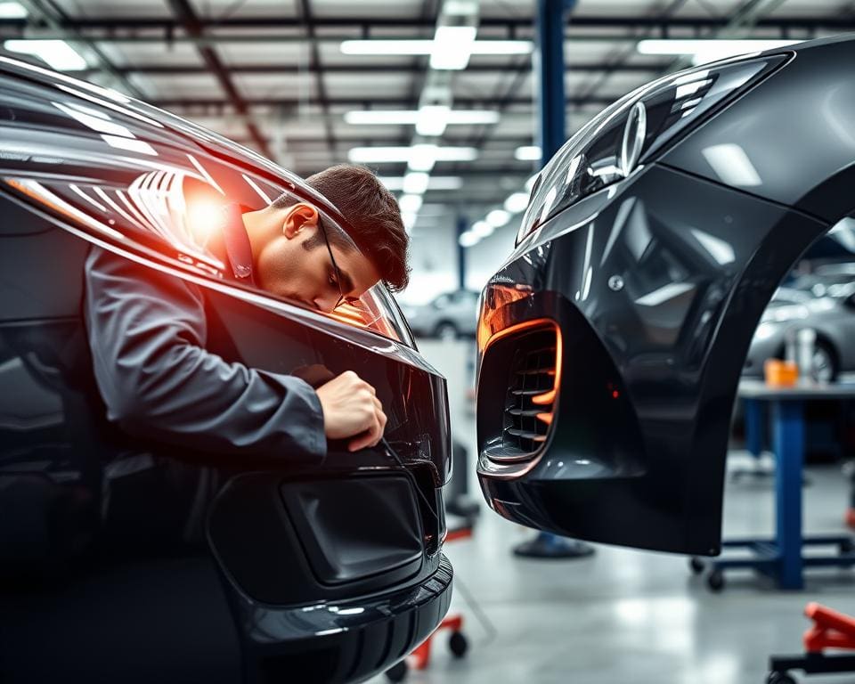 professionele bumper reparatie