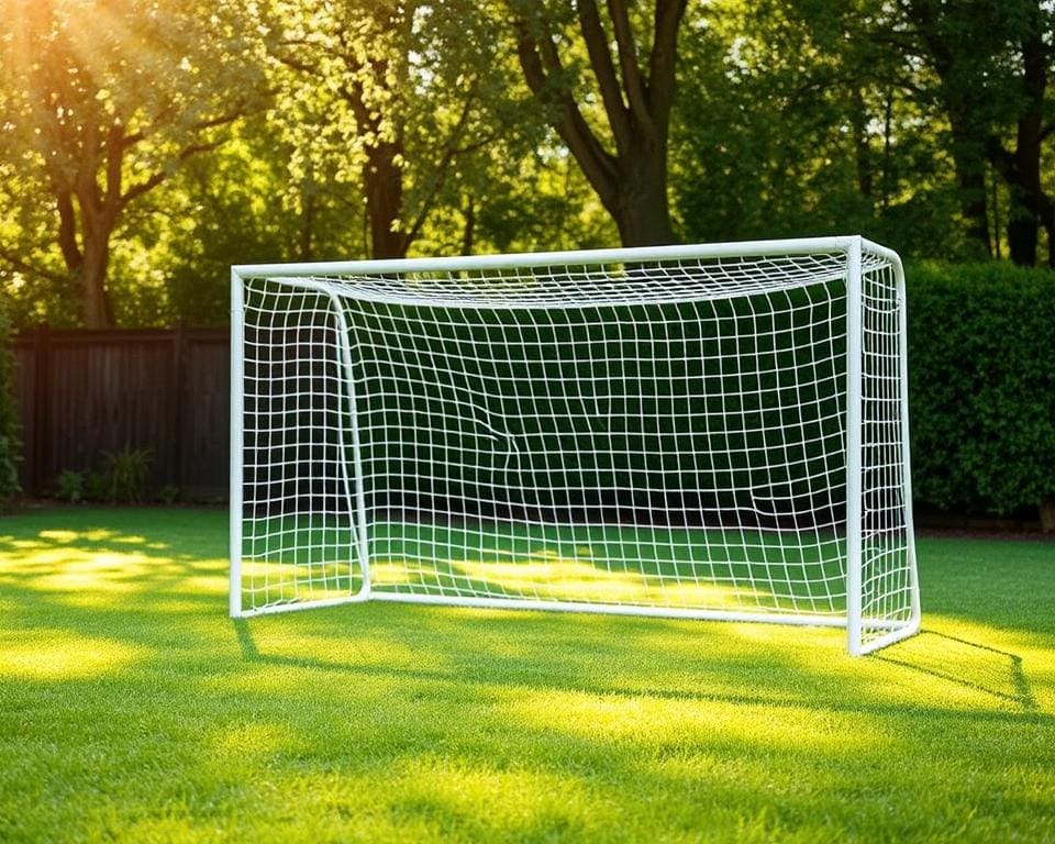 ruimtebesparend voetbaldoel
