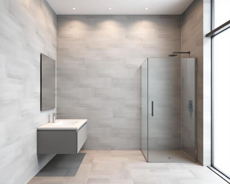 Badkamertegels die modern en onderhoudsvriendelijk zijn