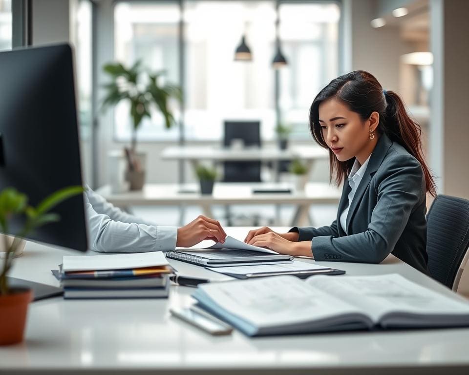 Dagelijks werk van een financieel administratief medewerker