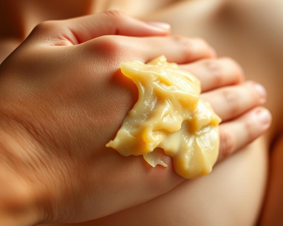 Hoe voelt pure sheaboter op je huid?