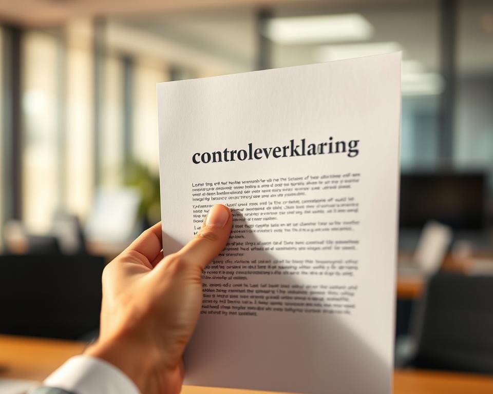 Wat is het verschil tussen een controle‑ en accountantsverklaring?