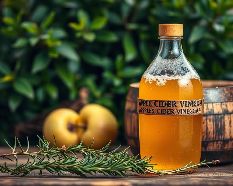 appelciderazijn tegen roos