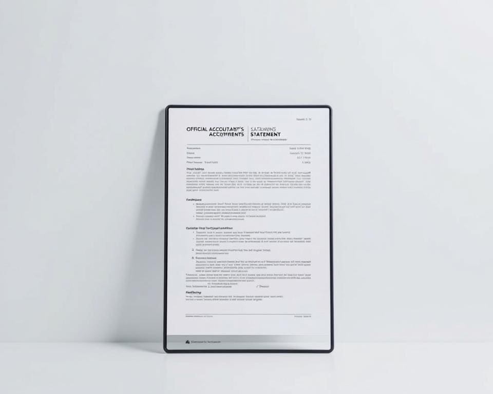 digitale accountantsverklaring