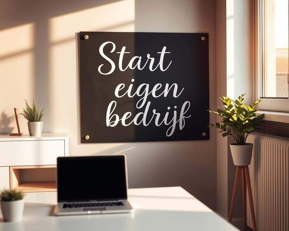 Start slim met je eigen bedrijf