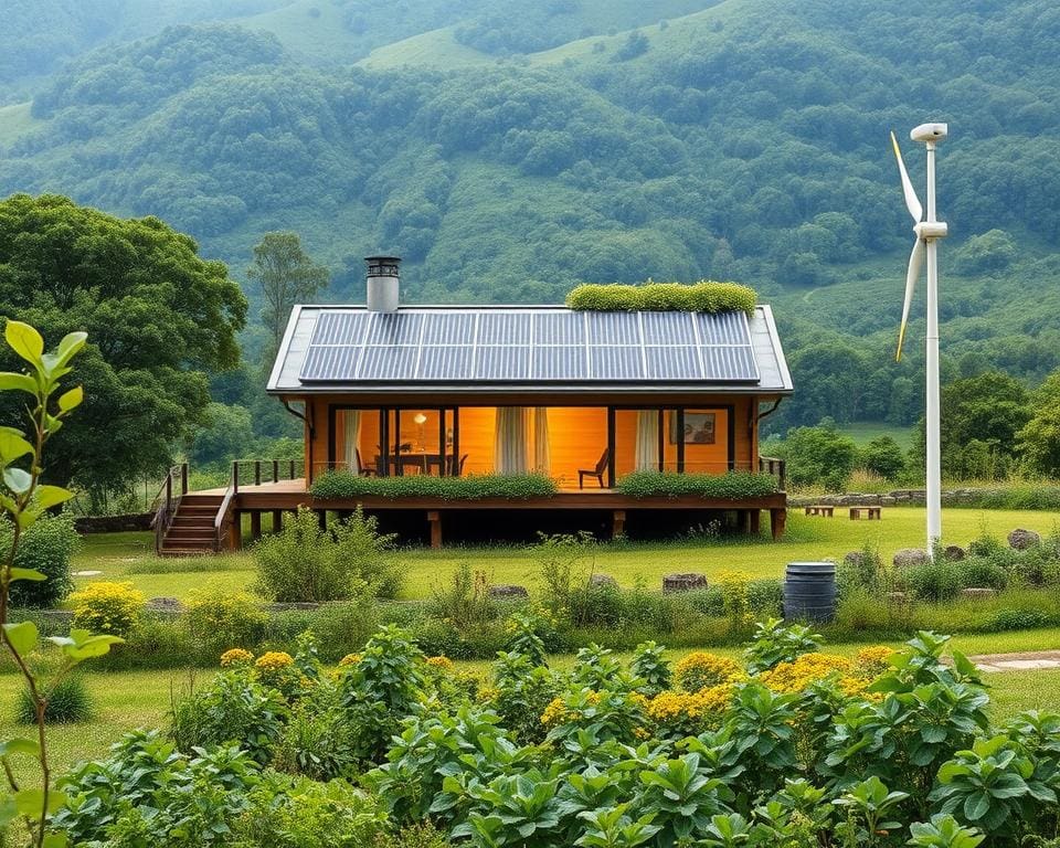Hoe richt je een woning in die zelfvoorzienend is?