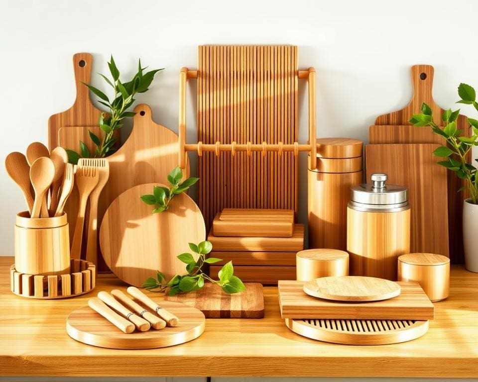 Wat zijn de voordelen van bamboe keukenaccessoires?