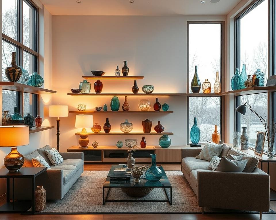 Wat zijn de voordelen van gerecycleerd glas in interieurdesign?