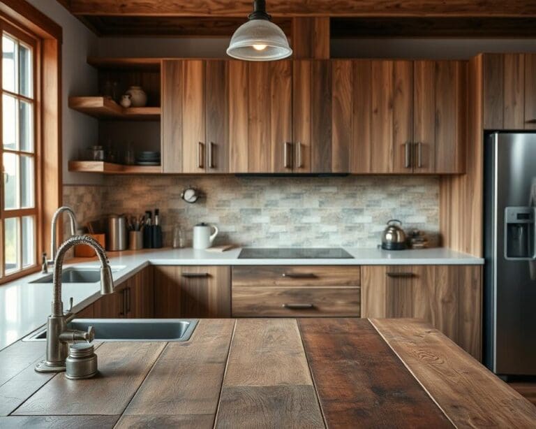 Wat zijn de voordelen van hergebruikte materialen in keukens?