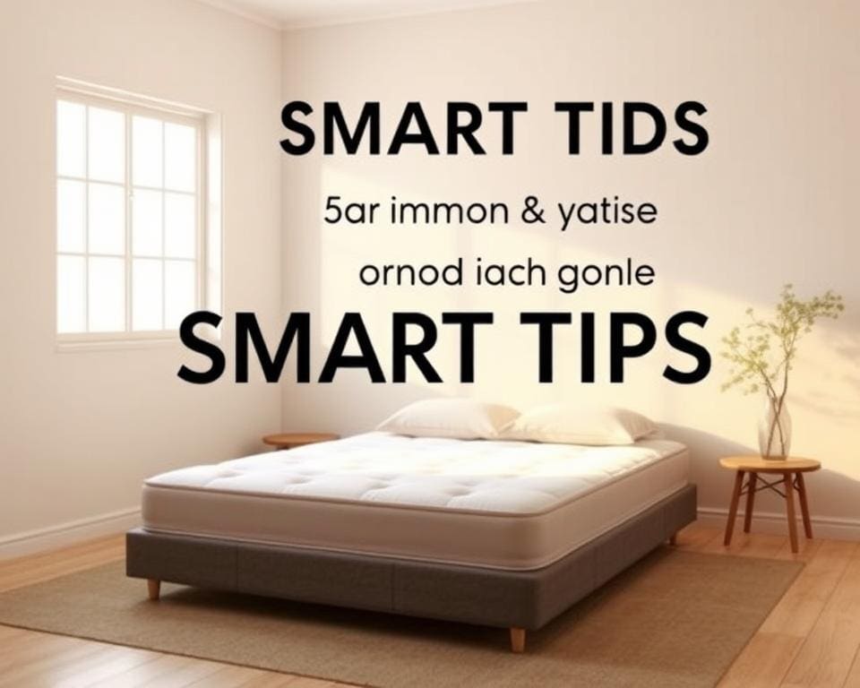 Wat zijn slimme tips om online een matras te kopen?