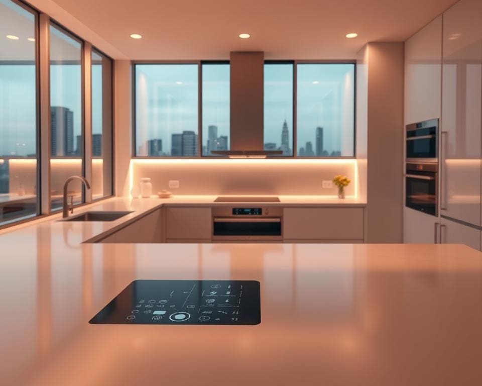 Welke slimme technologie hoort bij een moderne keuken?