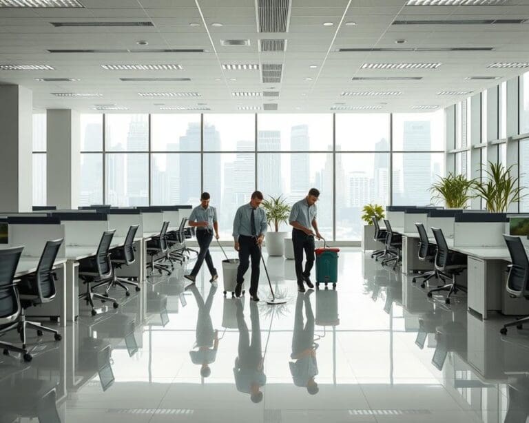 Welke schoonmaker verzorgt kantoren vlekkeloos?