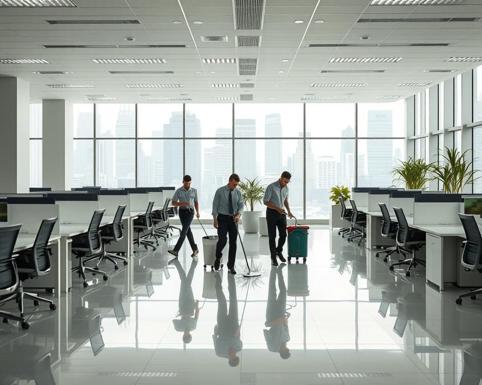 Welke schoonmaker verzorgt kantoren vlekkeloos?