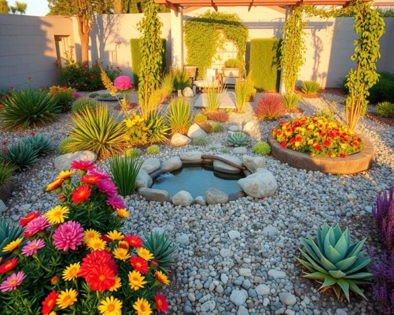 Hoe leg je een tuin aan met weinig onderhoud?