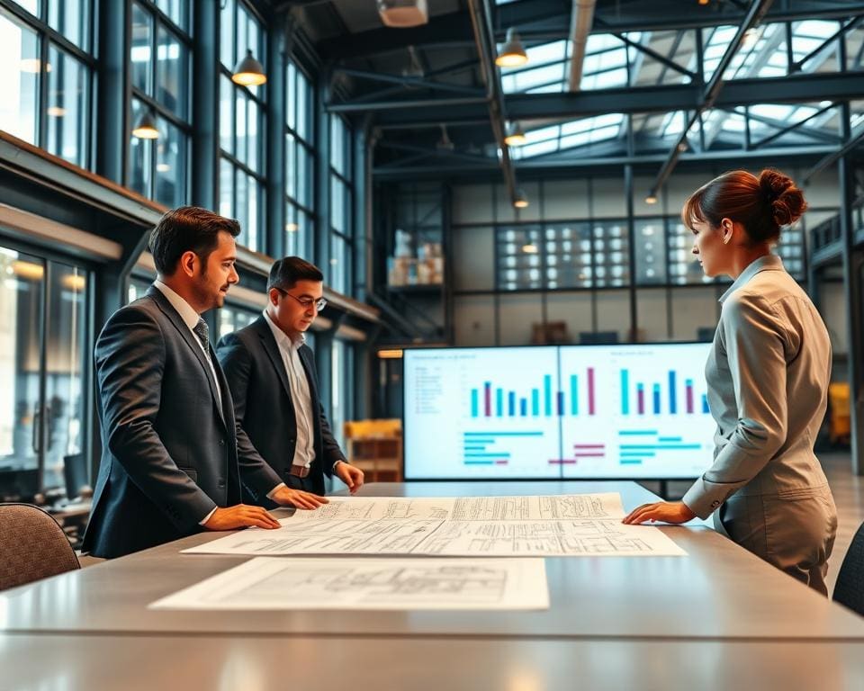 Hoe ondersteunt een inkoper industriële projecten?