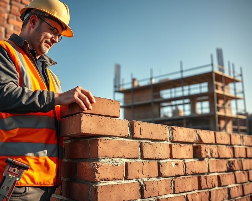 Hoe werkt een metselaar aan stevige constructies?