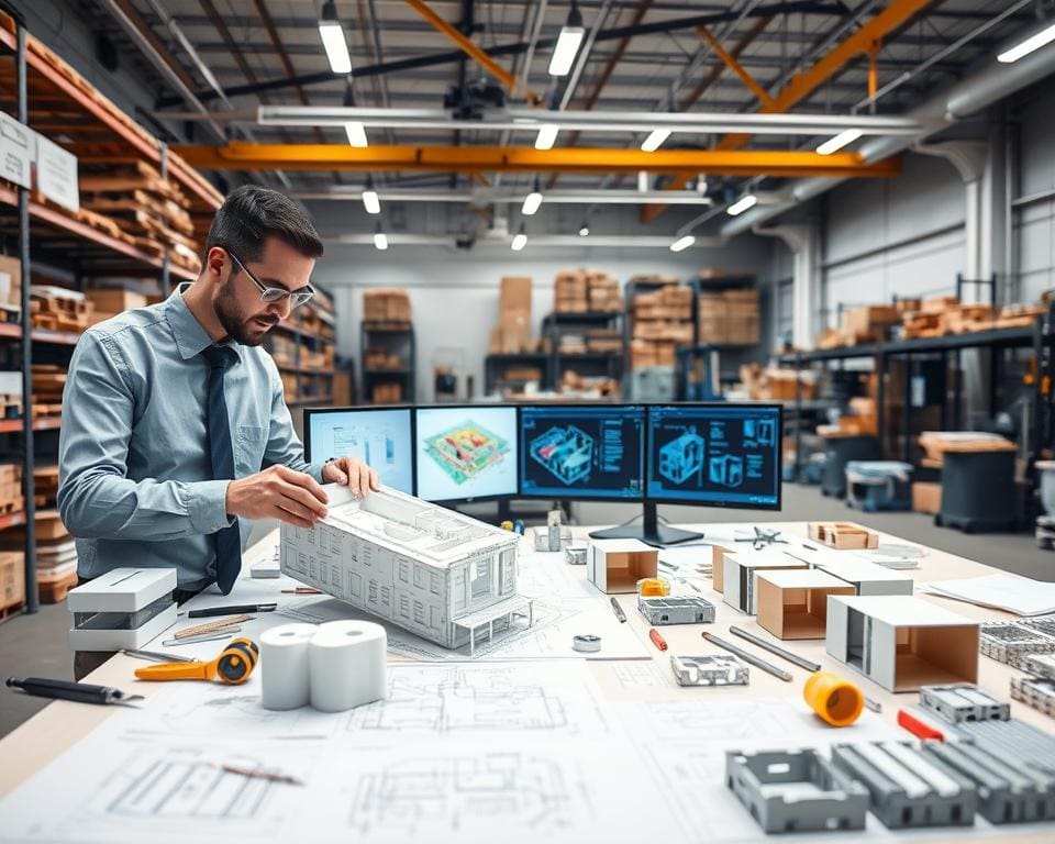 Hoe werkt prefab hollewanddozen configuratie bij prelek.nl?