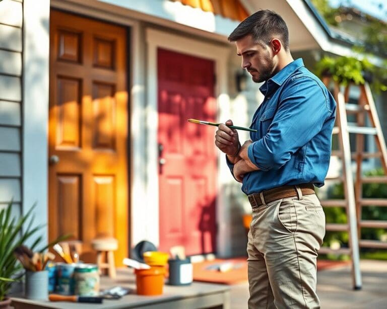 Waarom werkt een schilder nauwkeurig aan onderhoud?