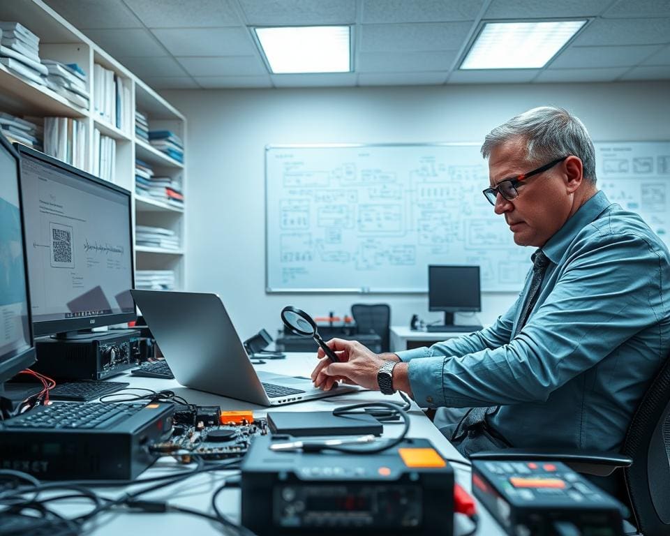 Wat doet een ICT-specialist bij technische problemen?