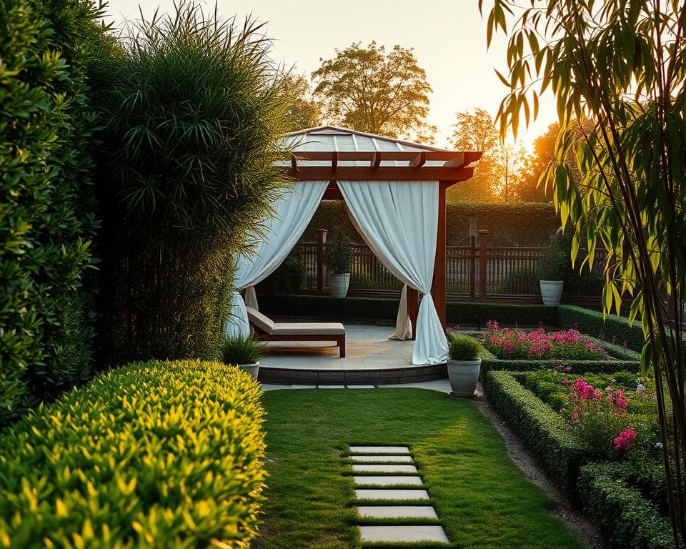 Wat helpt bij het creëren van meer privacy in de tuin?