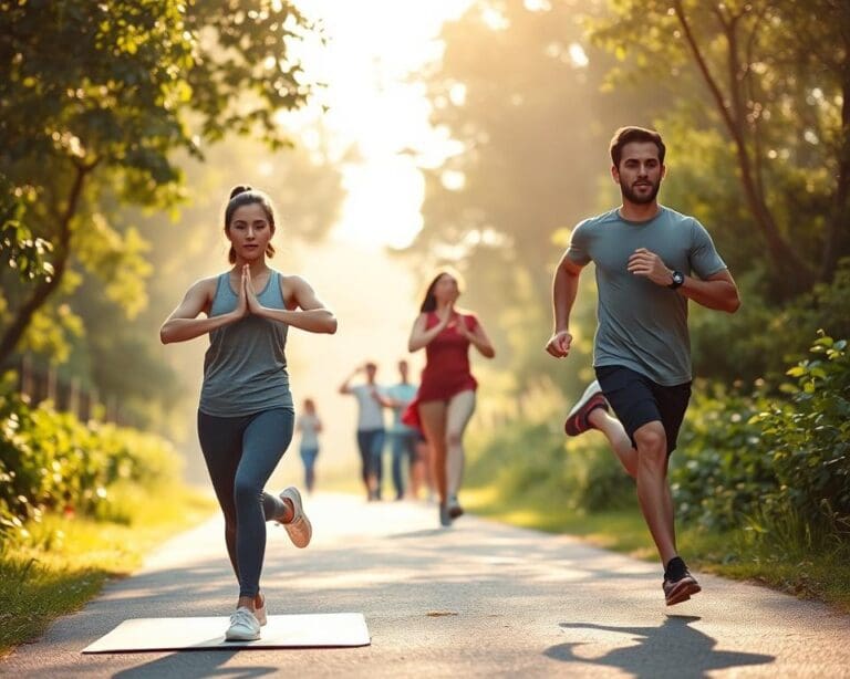 Beweging gebruiken als tegenwicht voor stress