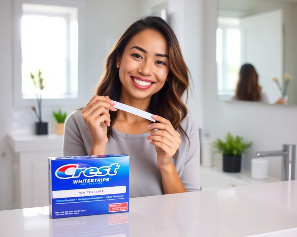 Helpt tanden bleken met Crest Whitestrips zonder tandarts echt?