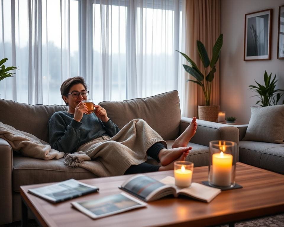 Ontspanning vinden na een intensieve werkdag