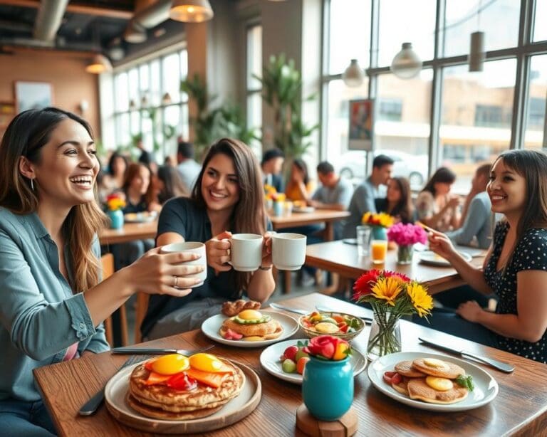 Wat maakt een brunchzaak populair bij gasten?