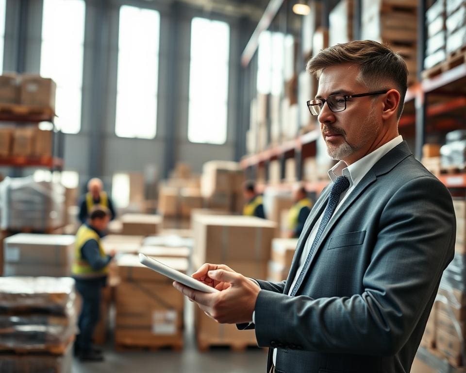 Hoe ondersteunt een logistiek teamleider processen?